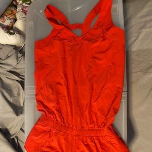 Lululemon orange romper